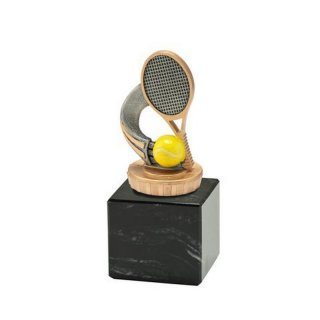 Figur Tennis auf Stnder Brssel h=130mm inkl. Wunschgravur