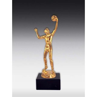Figur Volleyballspieler Bronze, Glanz-Gold, Glanz-Silber oder  Versilbert-geschwrzt ca. 15cm