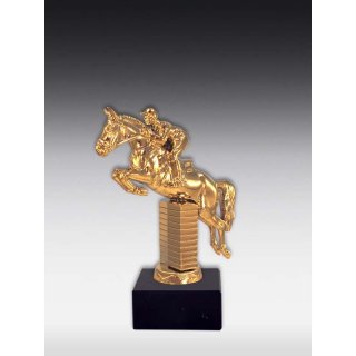 Figur springendes Pferd Bronze, Glanz-Gold, Glanz-Silber oder  Versilbert-geschwrzt ca. 15cm