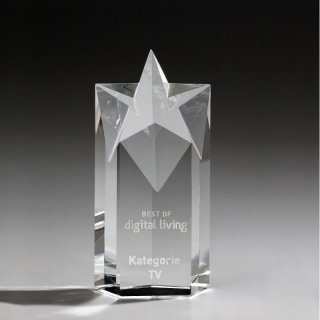 Five Star Award Kristallglas 180 mm inkl. Gravur