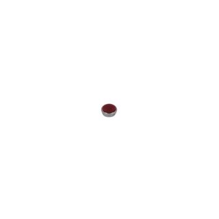 Glas fr Kontrollleuchte rot (Auge rot PVC mit Alu-Fassung) 19mm AWO