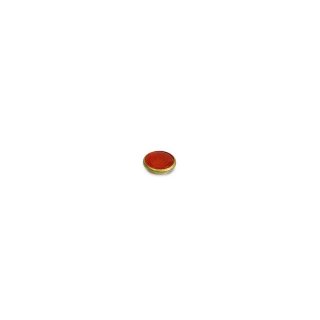 Glas fr Kontrollleuchte rot (Auge rot PVC mit Messing-Fassung) 19mm AWO