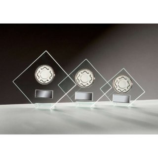 Glastrophe mit Fassungen 17cm