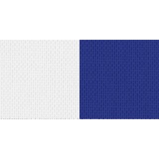 Halsband 11 mm wei-blau