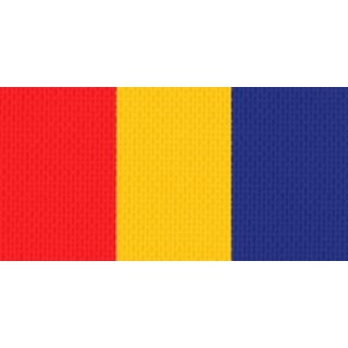 Halsband 22mm rot-gelb-blau