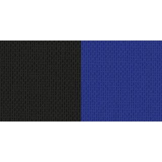 Halsband 22mm schwarz-blau