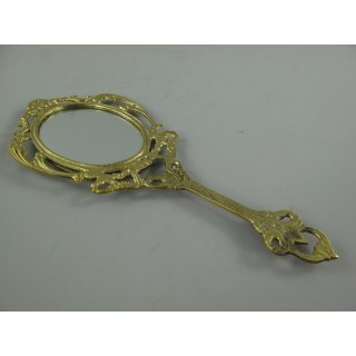 Handspiegel Barock Messing L.25x10x1cm