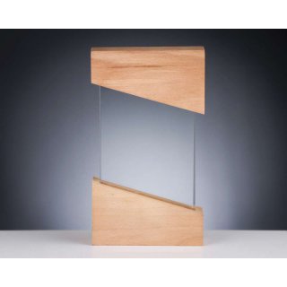 Holz-Glas-Award 250 mm inkl. Gravur