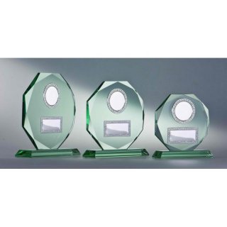 JADE-Glas m. Fassung in 3 unterschiedlichen Gren, Preis ist incl. Gravurschild, Emblem & Gravur