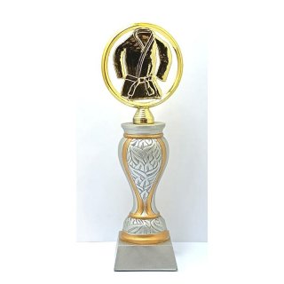 Judo auf Marmorsockel 240mm inkl. Gravur Ihr Wunschtext