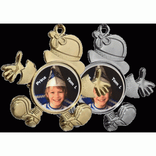 Karnevalsorden Silber 5,5cm Emblem 50mm nach ihrer Vorlage
