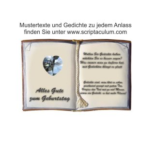 Keramikbuch Decoramic 200x130mm  sandfarben, Motiv Kristall Kerz klar