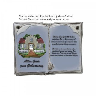 Keramikbuch Grau, Motiv Worpswede Paula Modersohn Haus