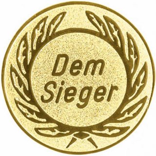 Kranz Dem Sieger  (25)mm goldfarben