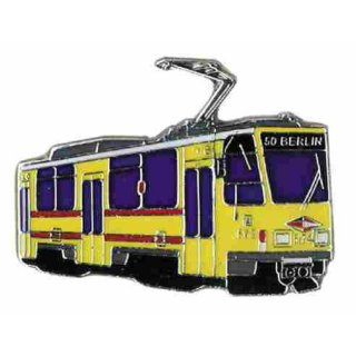 Krawattenklammer Straenbahnwagen Berlin Tatra gelb* von Euro-Roller Shop