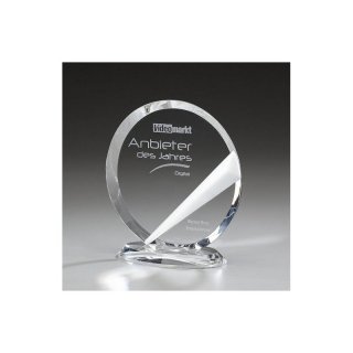 Kristall - Crystal Arctic Barrow Award H=190mm, Preis ist incl.Text & Logogravur, keine weiteren Kosten