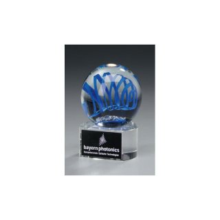 Kristall - Crystal Trieste Award 130 mm, Preis ist incl.Text & Logogravur, keine weiteren Kosten