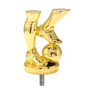 Kunststoff  Figur  Flexx Aufsatz fr Trophen. Fussb. Beine H=7,5 B.5,5  goldfarbig