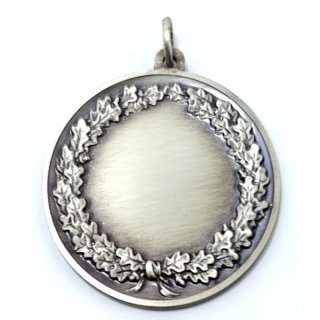 Medaille 50mm.Eichenlaubkranz mit se neutral silberfarben