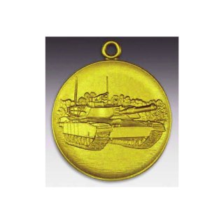 Medaille Abrams (Panzer) mit se  50mm, goldfarben in Metall