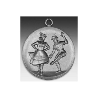 Medaille Bayrische Trachtenp. mit se  50mm, silberfarben in Metall