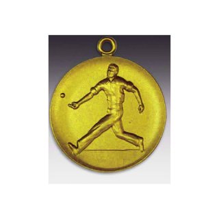 Medaille Belg. Ballspieler mit se  50mm, goldfarben in Metall