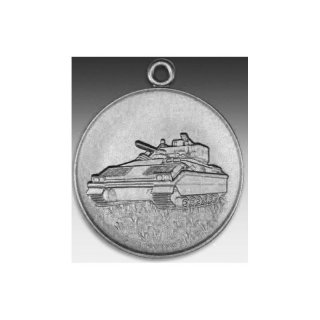 Medaille Bradley M2 Panzer mit se  50mm, silberfarben in Metall