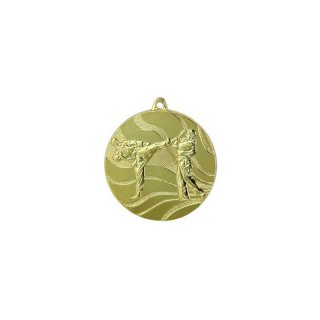 Medaille D=50mm Karate gold