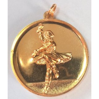 Medaille D=50mm Tanzmarichen gold