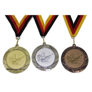 Medaille D=70mm, Biathlon inkl. 22mm Band