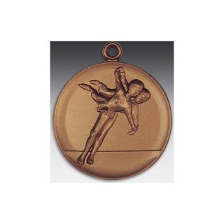 Medaille Eiskunstlufer - Paare mit se  50mm, bronzefarben in Metall