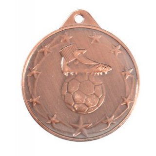 Medaille Fuball 50mm bronze Eisen