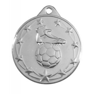 Medaille Fuball 50mm silber Eisen