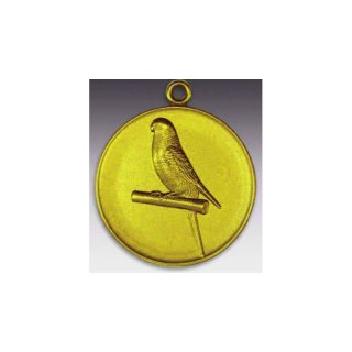 Medaille Grosittich mit se  50mm, goldfarben in Metall