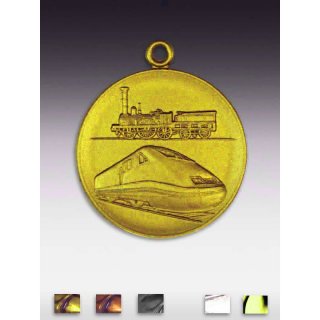 Medaille Intercity IC und Adler mit �se  50mm, goldfarben in Metall