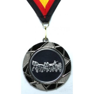 Medaille  Jeep  Motorsport D=70mm in 3D, inkl.  22mm Band, Silberfarbig