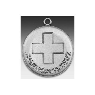 Medaille Jugendrotkreuz mit se  50mm, silberfarben in Metall