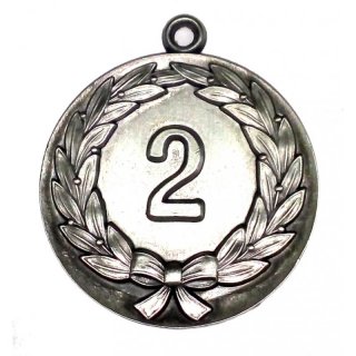 Medaille Kranz 2  mit se  50mm,  bronzefarben, siber- oder goldfarben