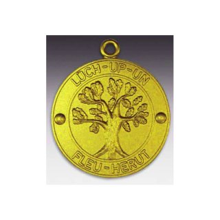 Medaille Lch-up-un mit se  50mm, goldfarben in Metall