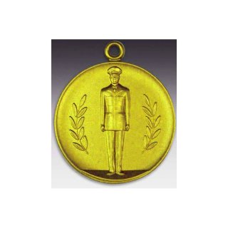 Medaille Oberrottweiler mit se  50mm, goldfarben in Metall
