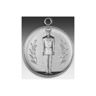 Medaille Oberrottweiler mit se  50mm, silberfarben in Metall
