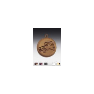 Medaille Oldtimer mit se  50mm,  bronzefarben, siber- oder goldfarben