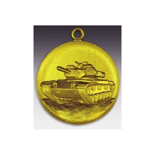 Medaille Panzer MA60 2A mit se  50mm, goldfarben in Metall
