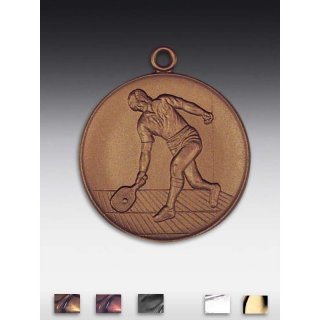 Medaille Racquetball mit se  50mm,   bronzefarben, siber- oder goldfarben