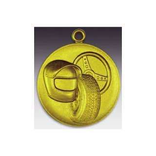 Medaille Schnupfer mit se  50mm, goldfarben in Metall
