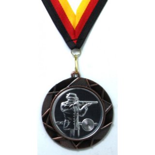 Medaille  Schtze  D=70mm in 3D, inkl.  22mm Band, Bronzefarbig