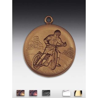 Medaille Speedway mit se  50mm, bronzefarben in Metall