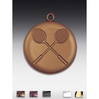 Medaille Squash mit se  50mm, bronzefarben in Metall