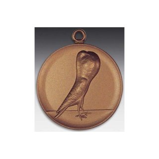 Medaille Steiger - Krpfer mit se  50mm, bronzefarben in Metall