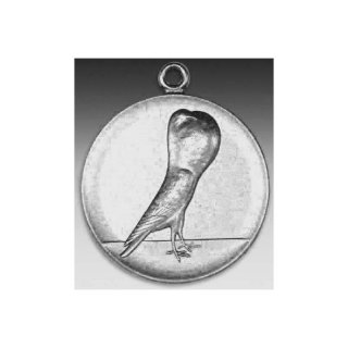Medaille Steiger - Krpfer mit se  50mm, silberfarben in Metall